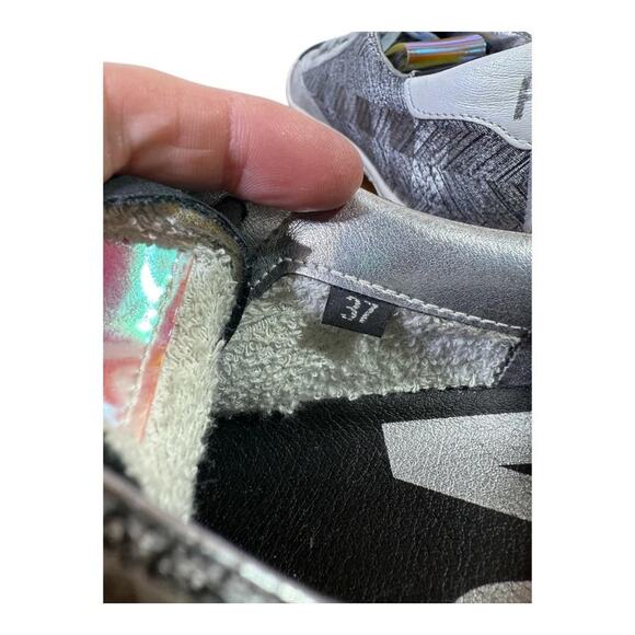 P448 John Mixed Media Sneaker Women size 37 US 7-7.5 - Picture 6 of 7